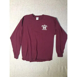 Mens Gildan Shirt Size Large Egg Bowl Mississippi State Large Logo 2011 Casual